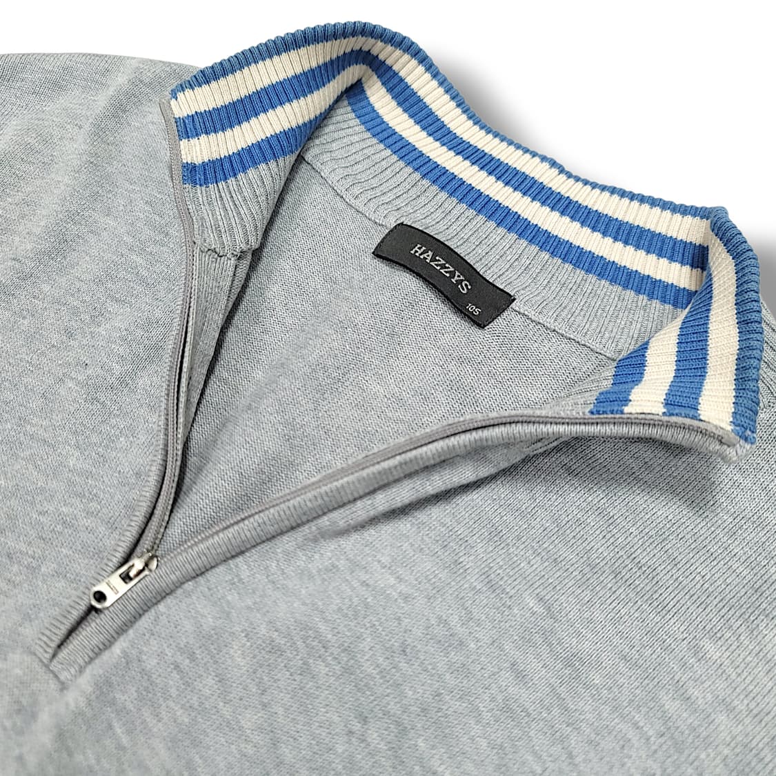 [105] 헤지스 그레이 하프집업 스웨터 니트 상품이미지7