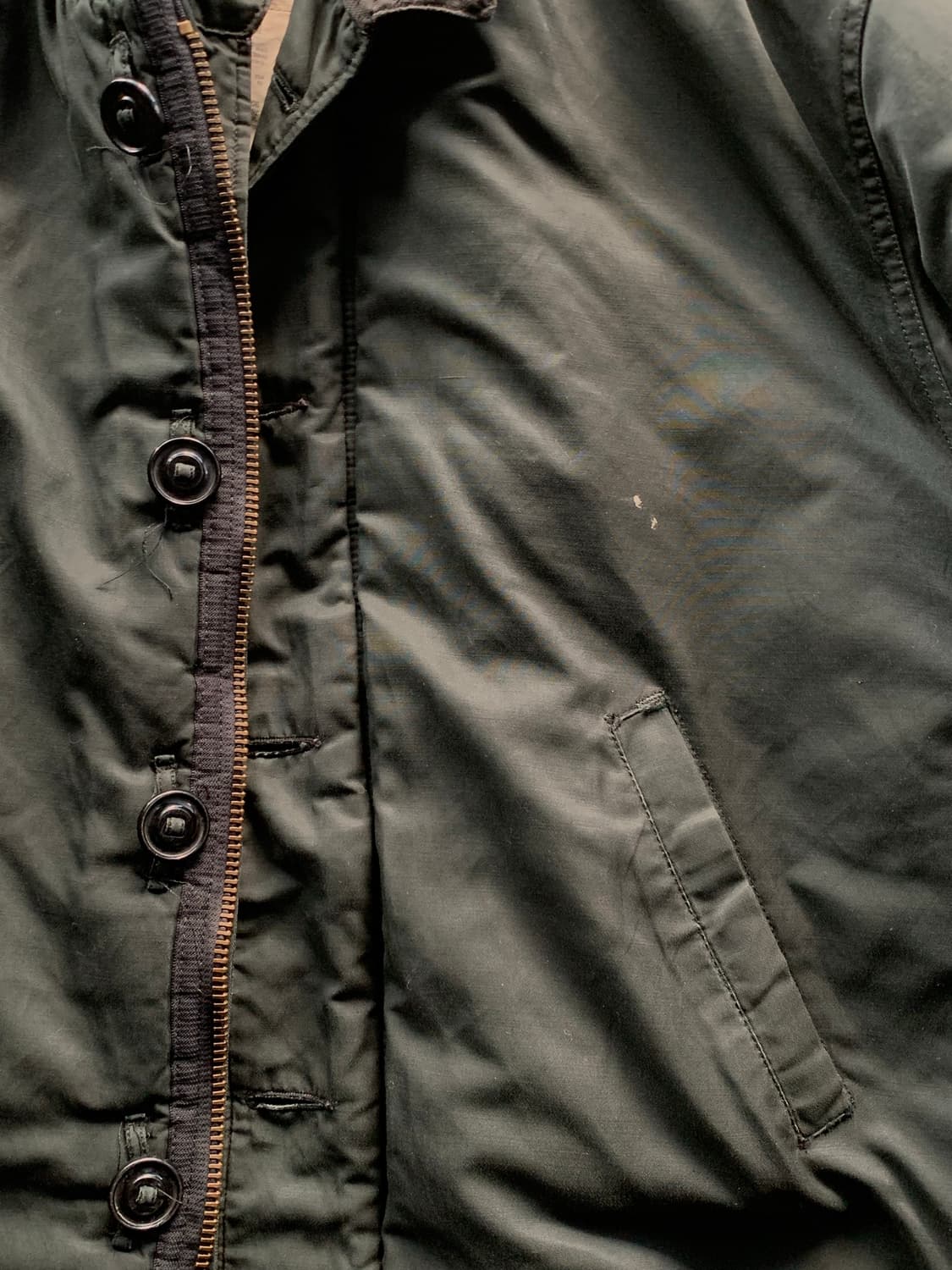 80s 로얄 캐네디언 네이비 콜드 웨더 파카 (롱/엑스라지) 상품이미지6