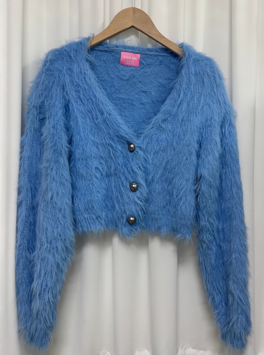 진바니 블랙바비 메리 밍크 가디건 상품이미지3