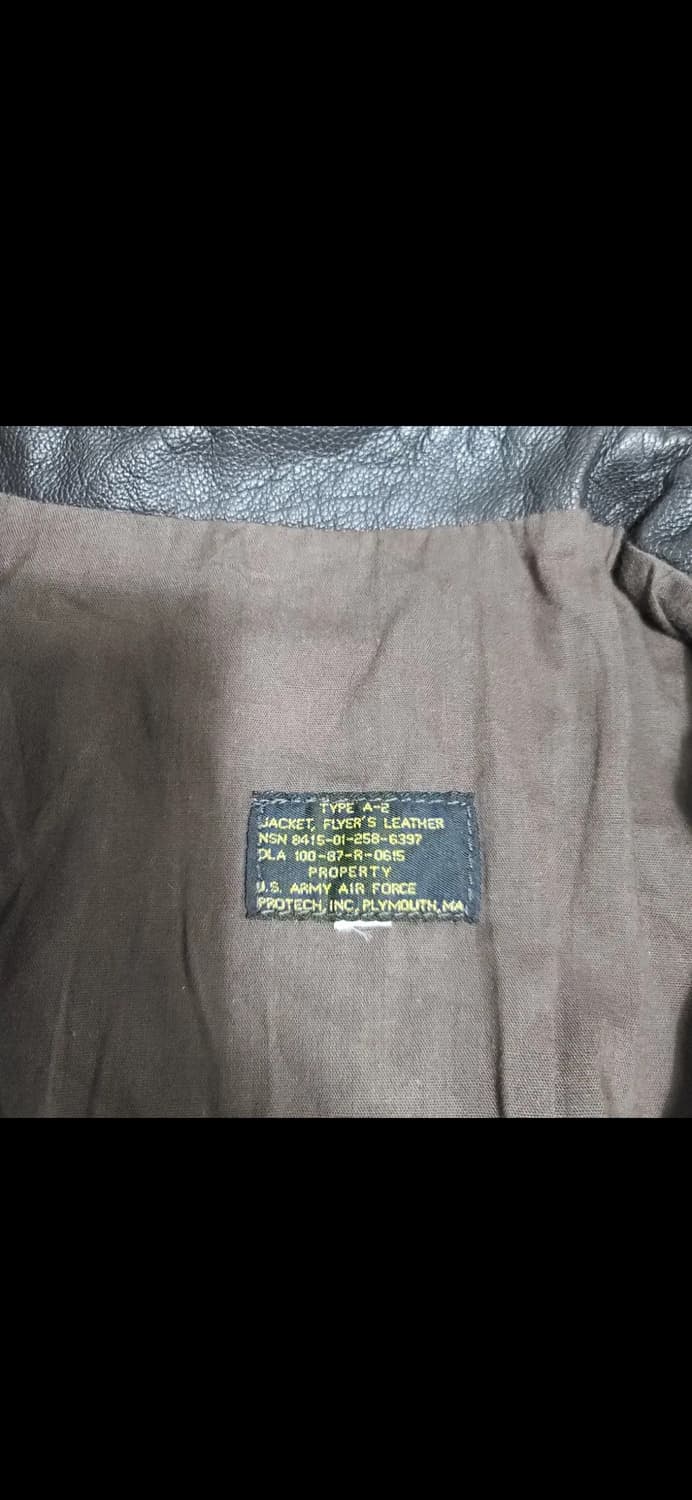 빈티지 a-2 레더자켓 상품이미지5