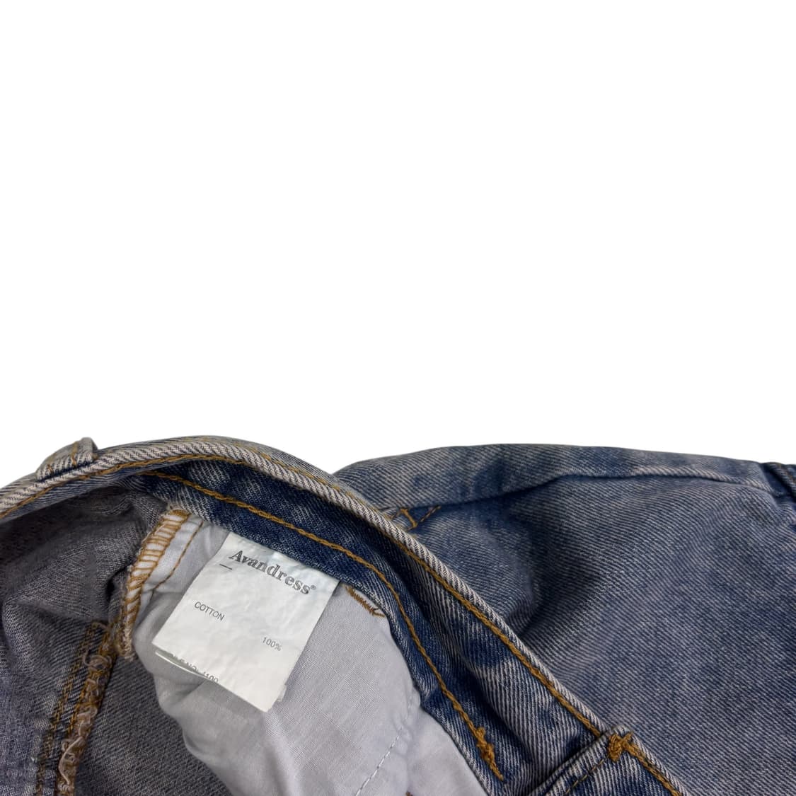 어반드레스 유니섹스 빅 와이드 카고 데님 팬츠 상품이미지4