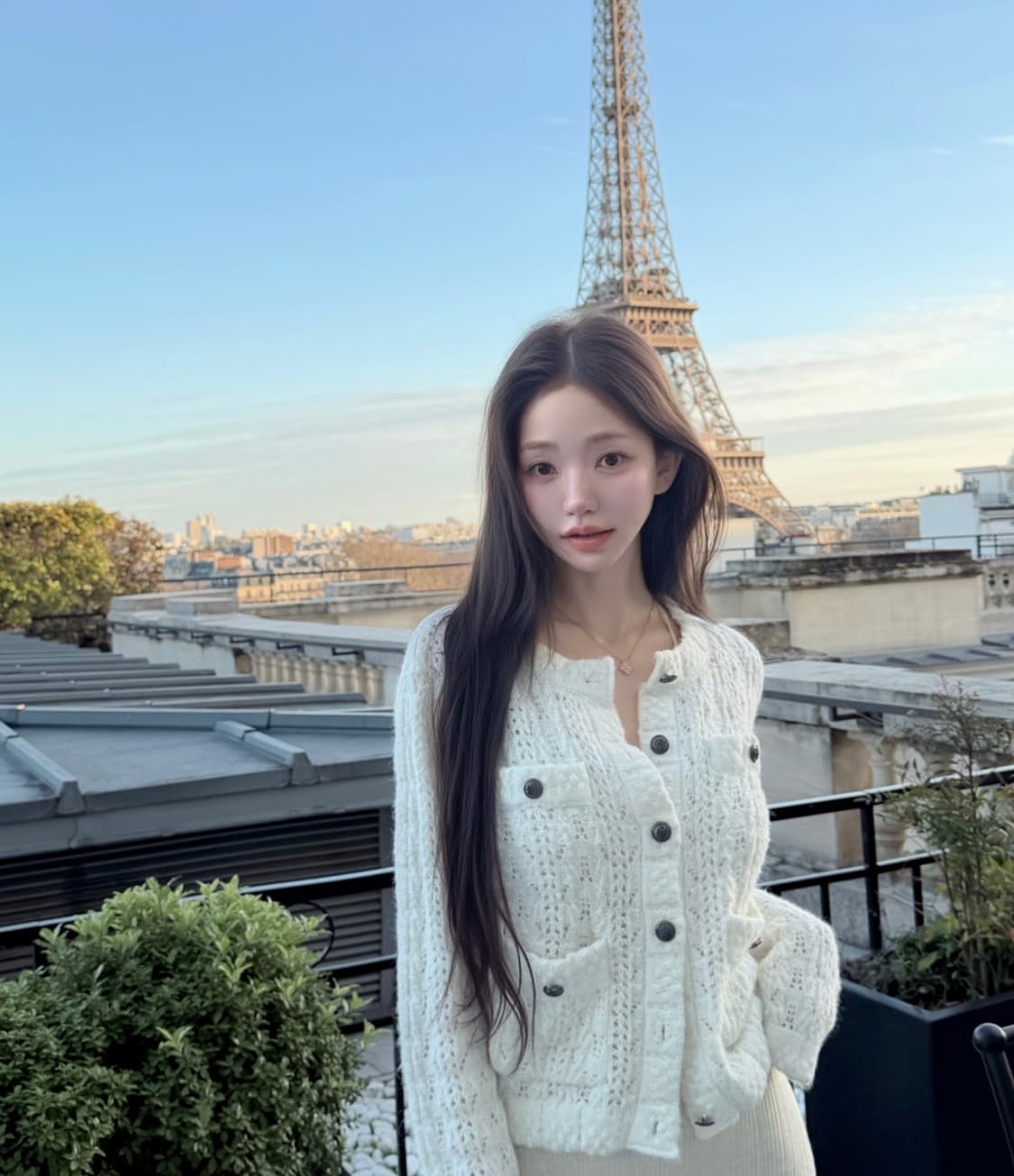 카인다미 트위드 가디건 자켓 상품이미지3