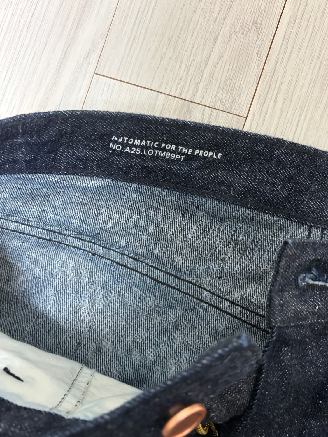 오토매틱포더피플 인디고데님 1사이즈 상품이미지3