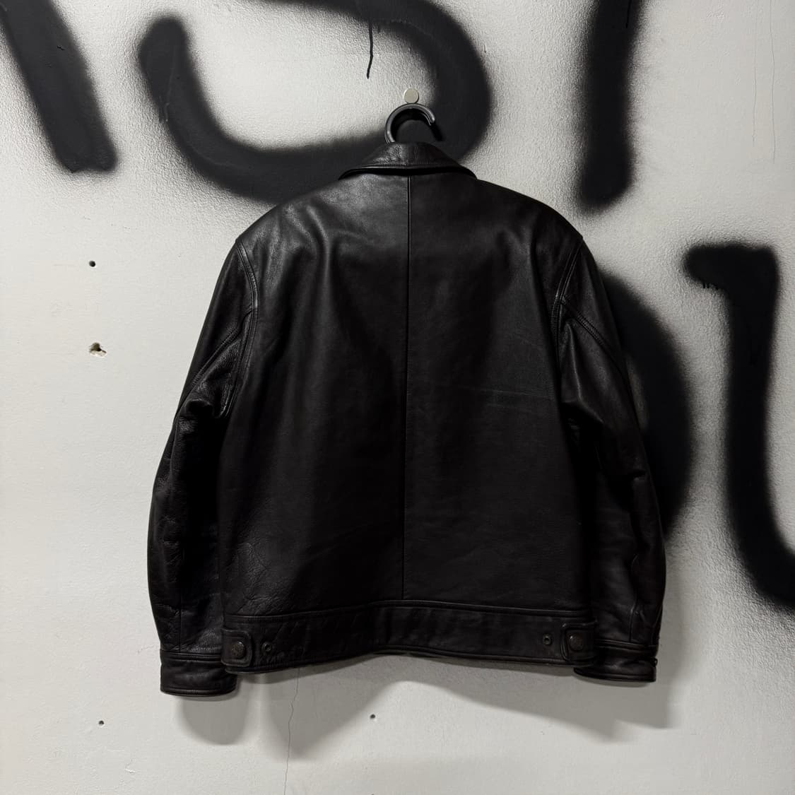 유니온베이 100% 쉽스킨 싱글 양가죽 집업 자켓 상품이미지2