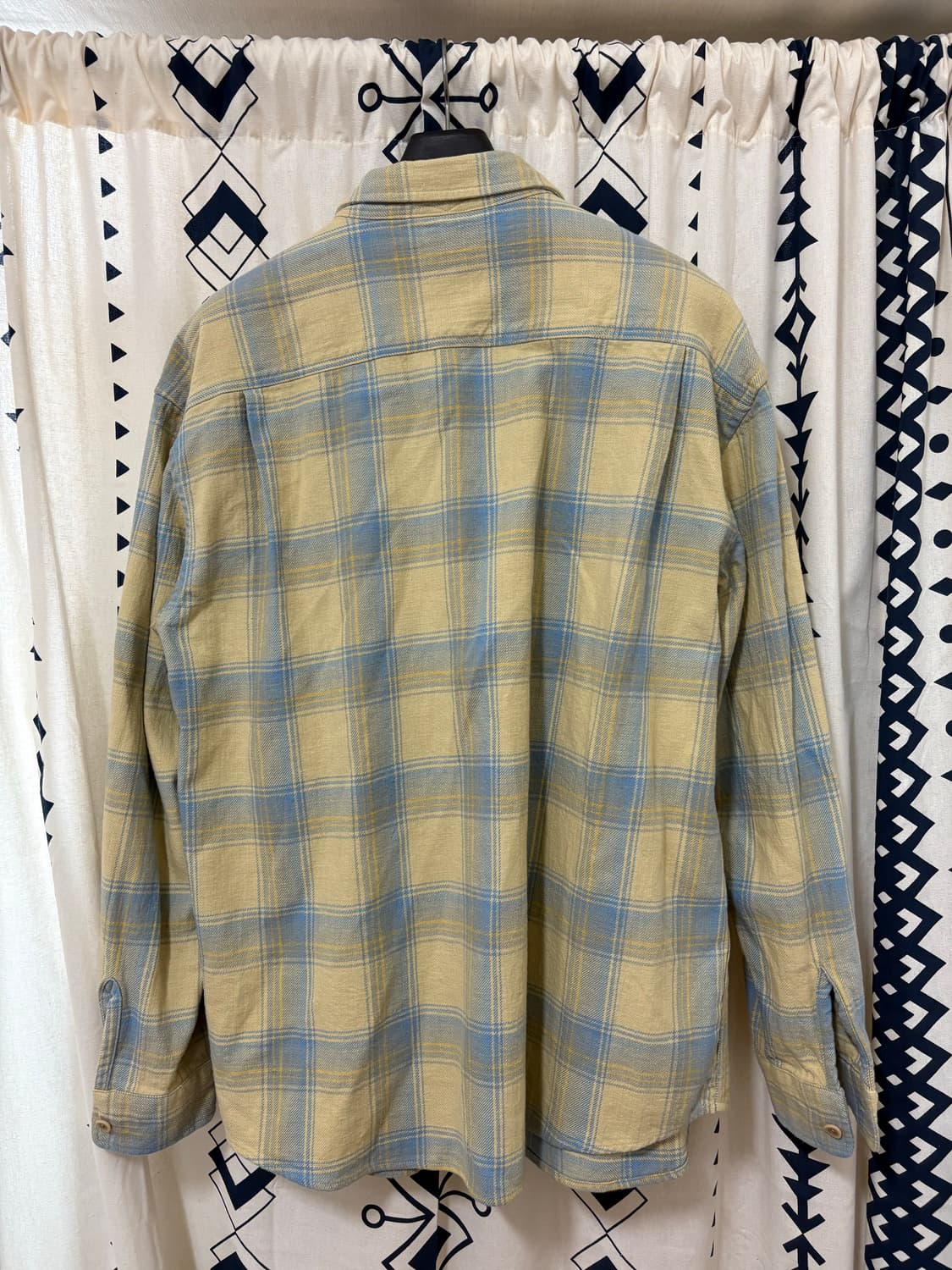 카키스 / 트러거 플래드 셔츠 크림 Trucker Plaid Shirt  상품이미지4