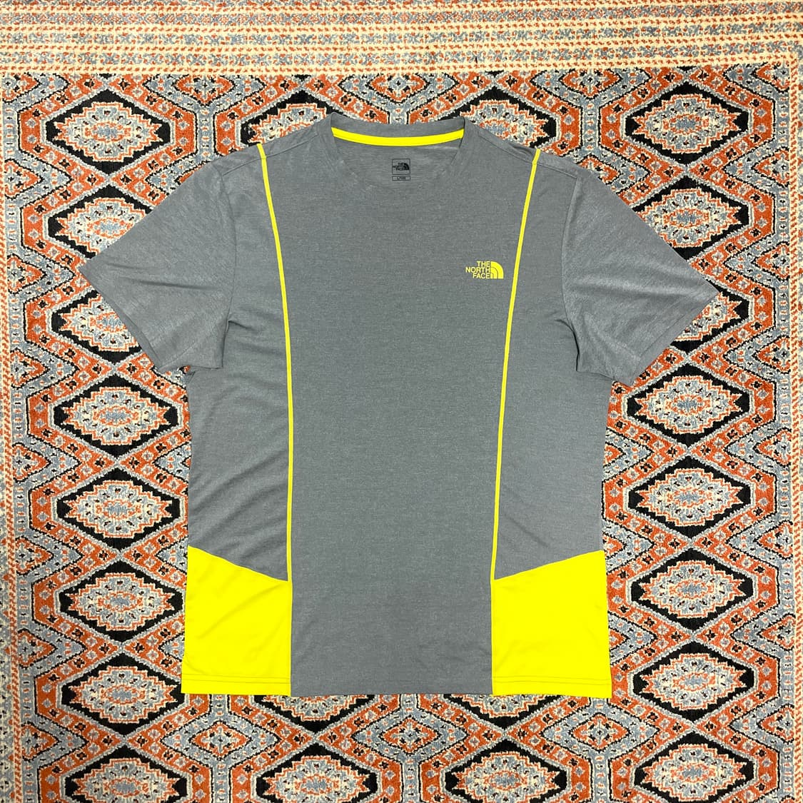 노스페이스 그레이 기능성 반팔티셔츠 남성L 상품이미지1
