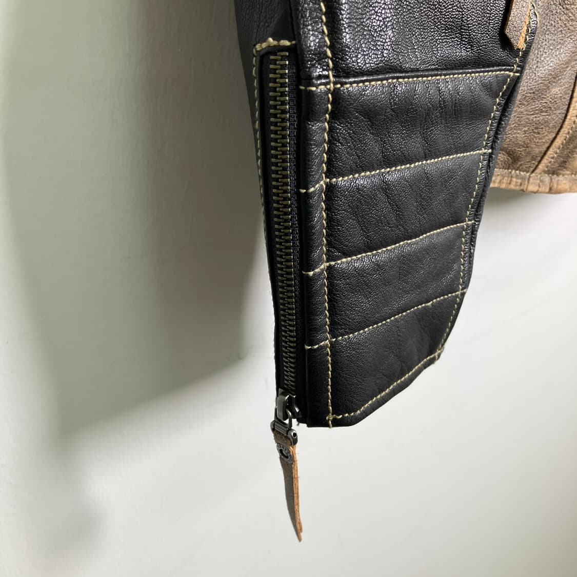 할리데이비슨 우먼스 캐피탈 카우 레더 바이커 자켓 M 상품이미지7