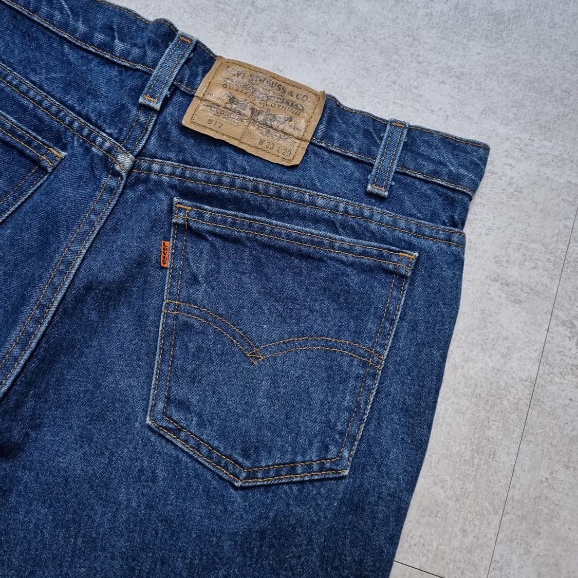 80s USA 리바이스 오렌지탭 517 Boot Cut 33/29 상품이미지9