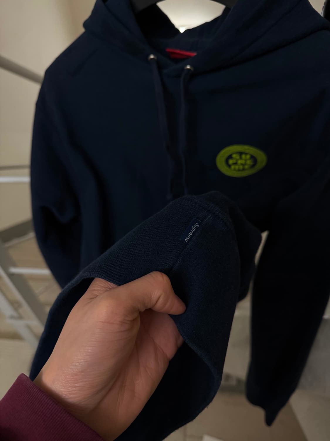 슈프림 [정품] 서클 후드티 (시세 40만) 백 로고 m(103) 상품이미지9