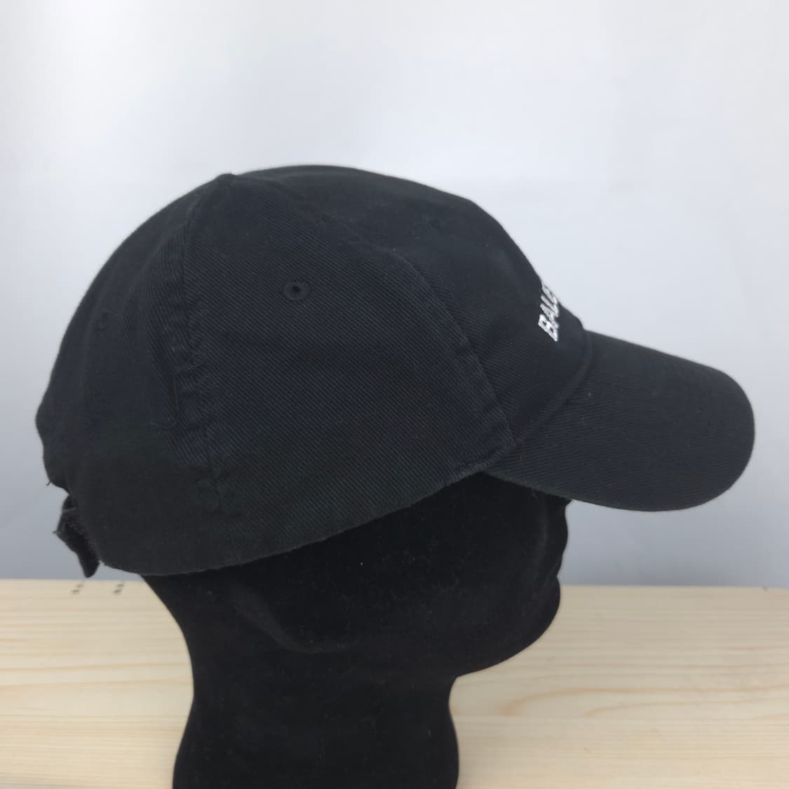 발렌시아가 블랙 볼캡 모자  상품이미지4