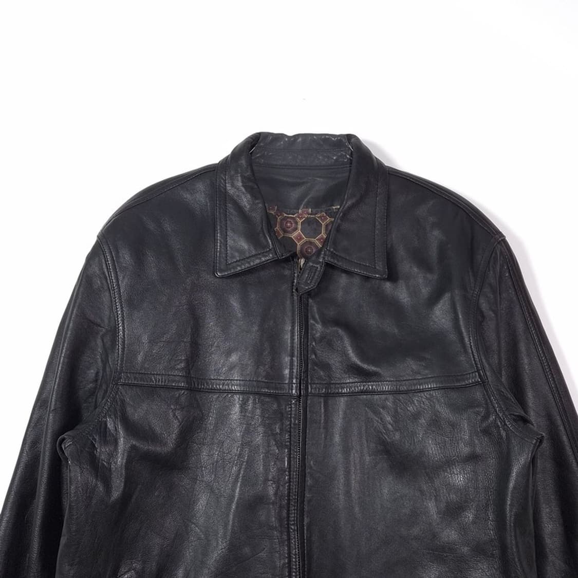 빈티지 무드 리얼 양가죽 레더 재킷 XL 상품이미지2