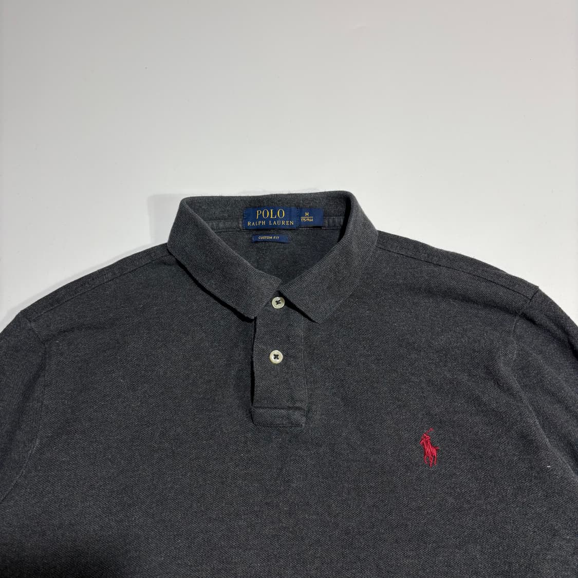 폴로 랄프로렌 차콜 긴팔 카라티 상품이미지2