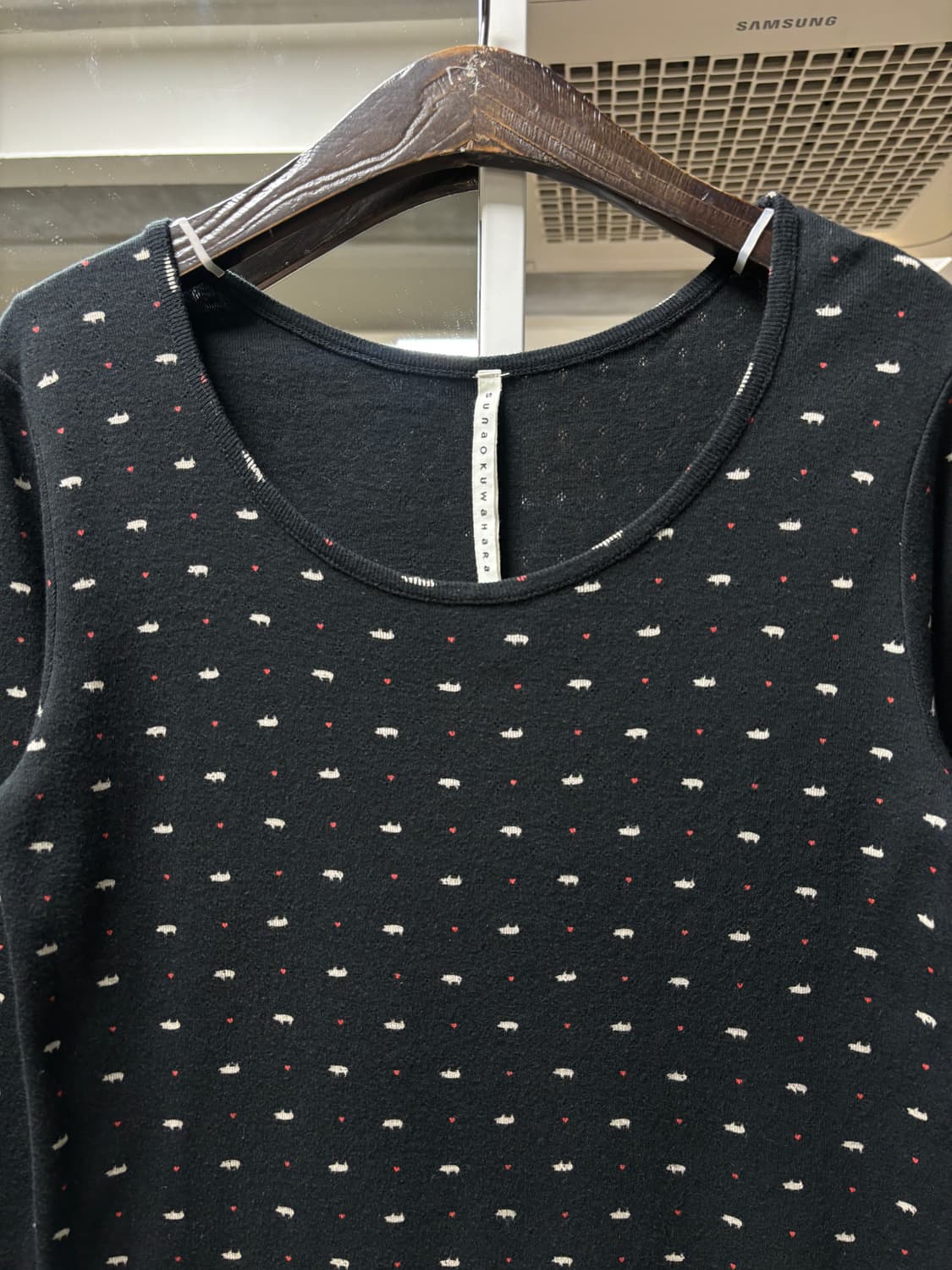 스나오 쿠와하라 피그 도트 롱슬리브 상품이미지3