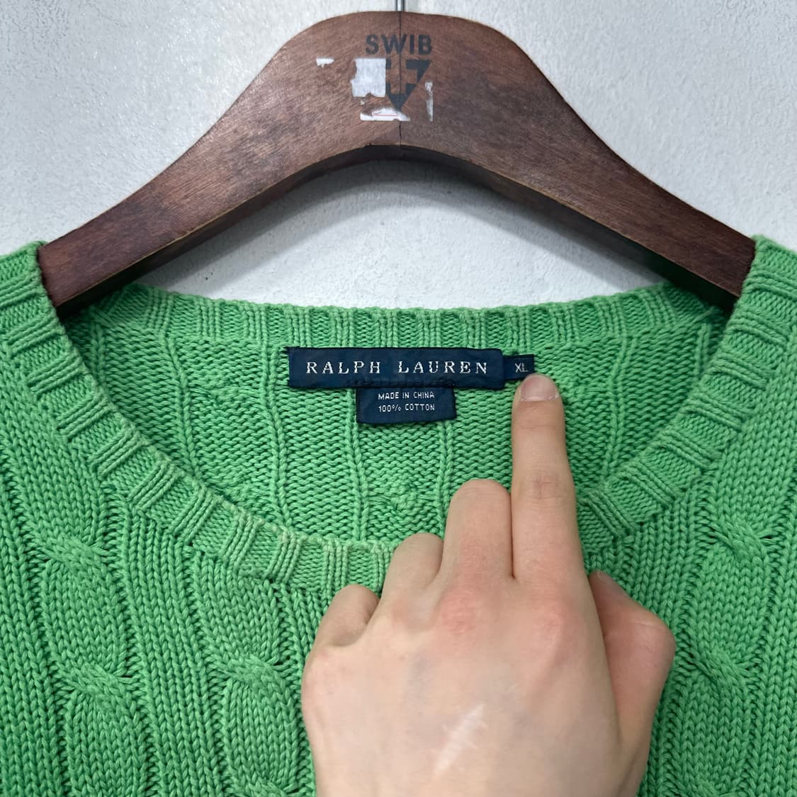 폴로 랄프로렌 꽈배기 니트 상품이미지3