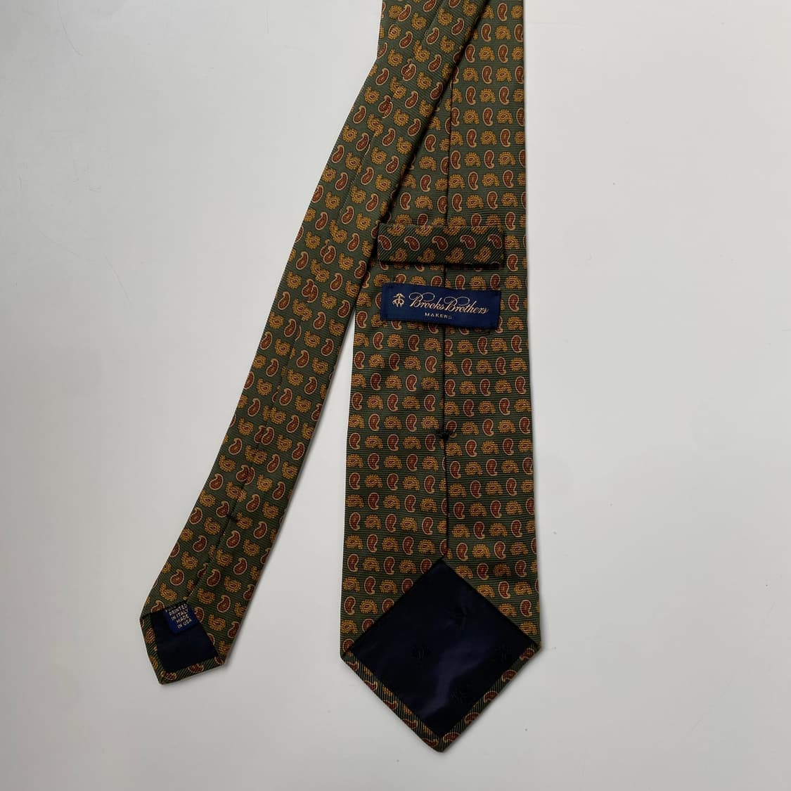브룩스브라더스 명품 정품 페이즐리 넥타이 상품이미지3