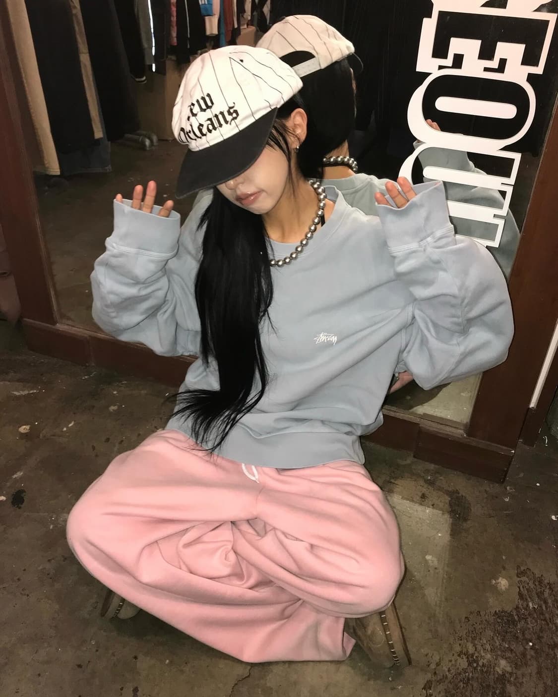 Stussy Logo Sweatshirts 상품이미지1