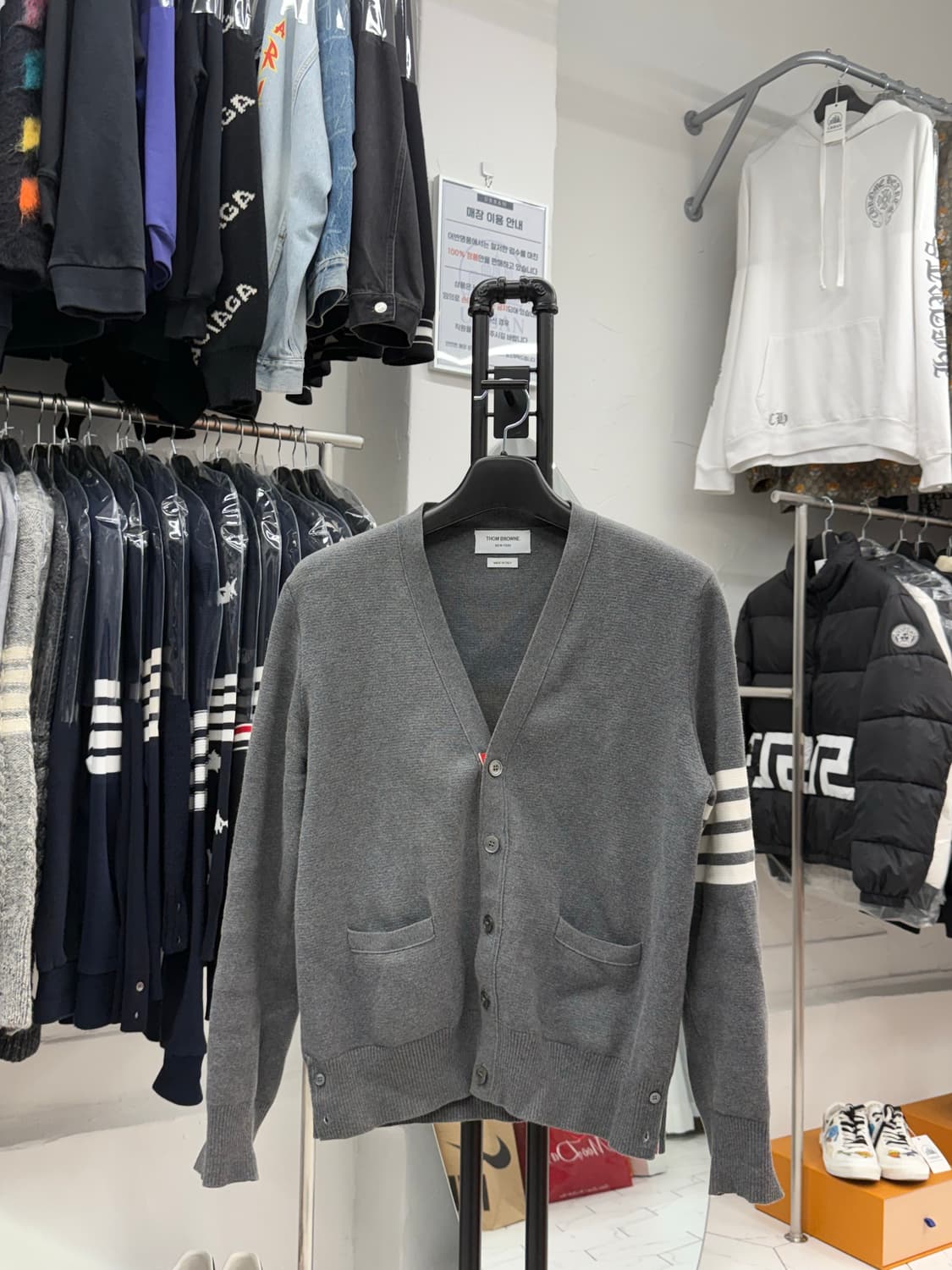 [2] 톰브라운 사선완장 밀라노스티치 가디건 상품이미지1