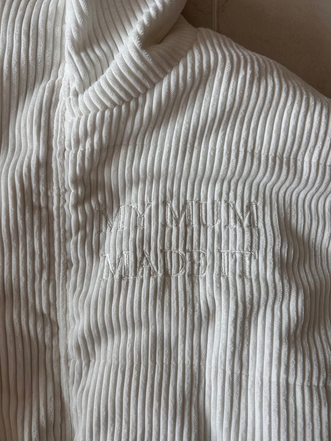 My Mum Made It 리사이클 코듀로이 푸퍼 자켓 상품이미지3