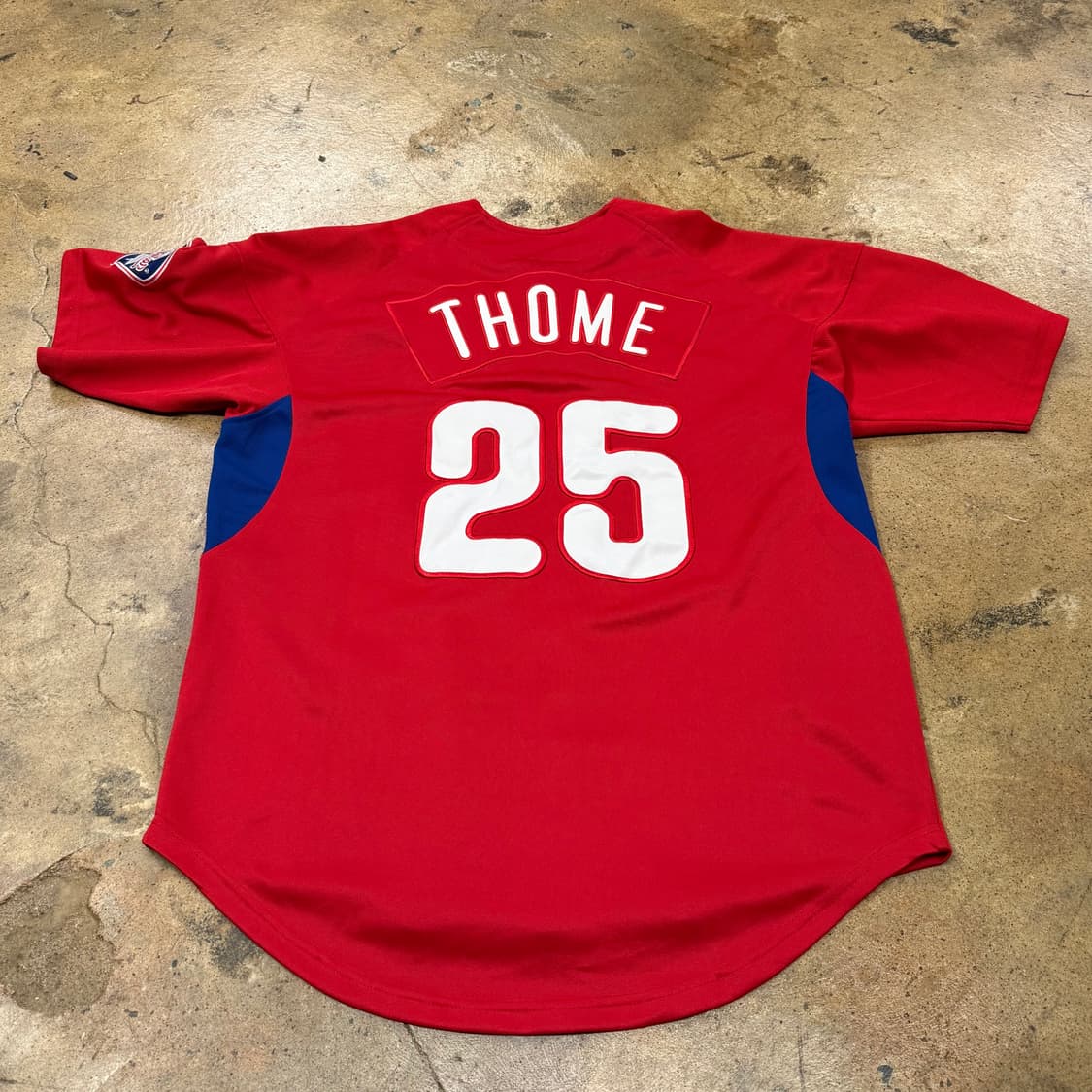 [정품/S] 나이키 필라델피아 Phillies 야구 유니폼 레드 b16 상품이미지3