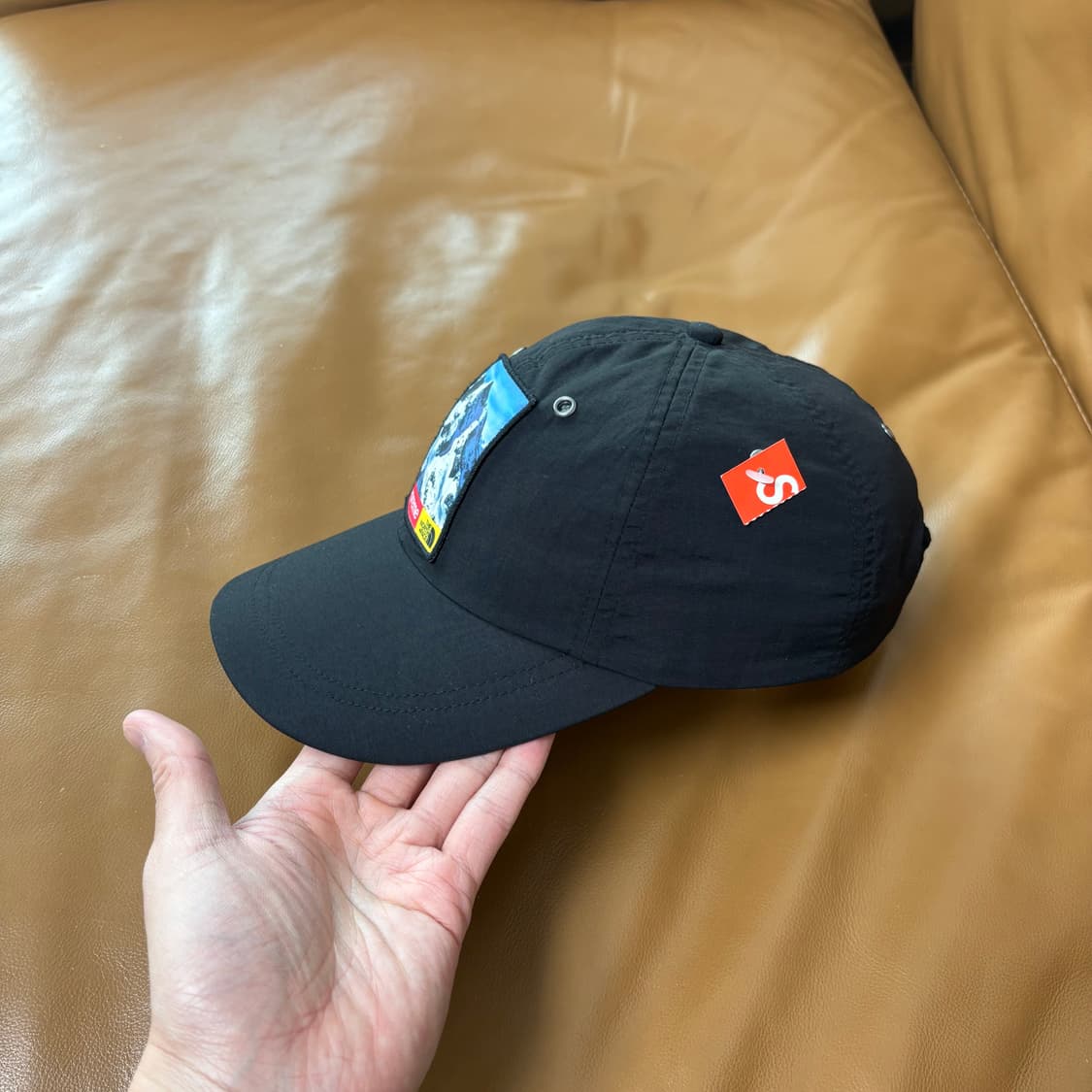 슈프림 노스페이스 6패널 볼캡 모자 설산 블랙 상품이미지4