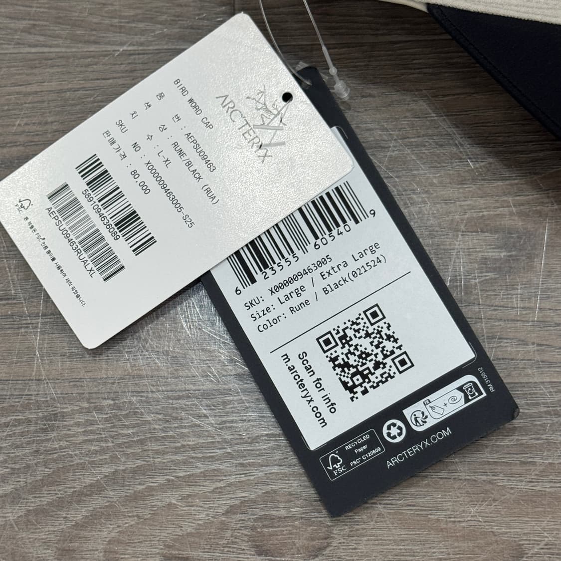 아크테릭스 버드 워드 캡 룬 블랙 상품이미지3