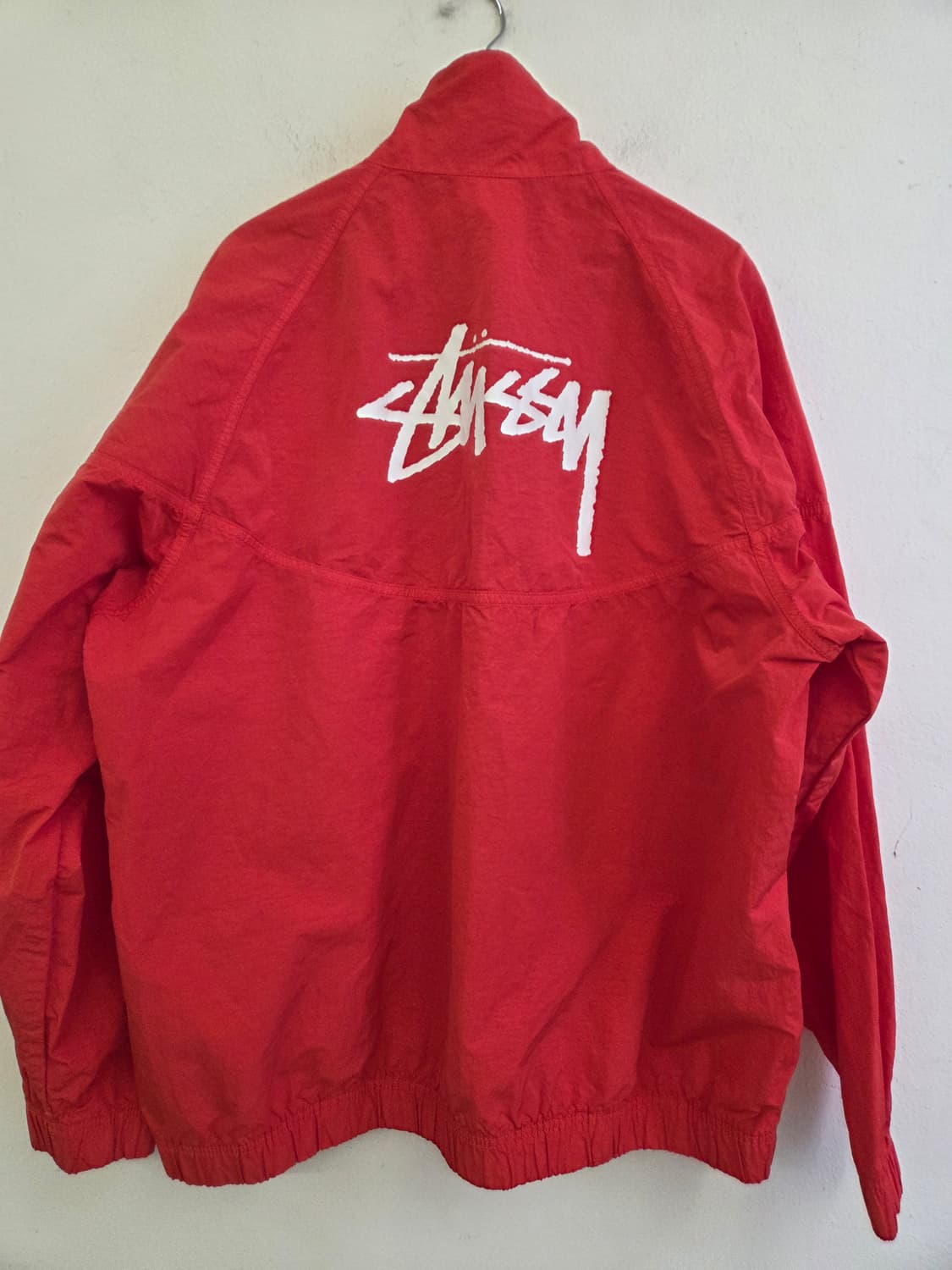 나이키 스투시 콜라보 윈드러너 자켓 M 레드 상품이미지6