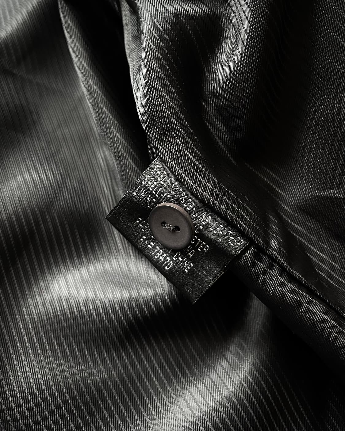 Jhane Barnes Leather Panel Stripe Jacket 상품이미지6