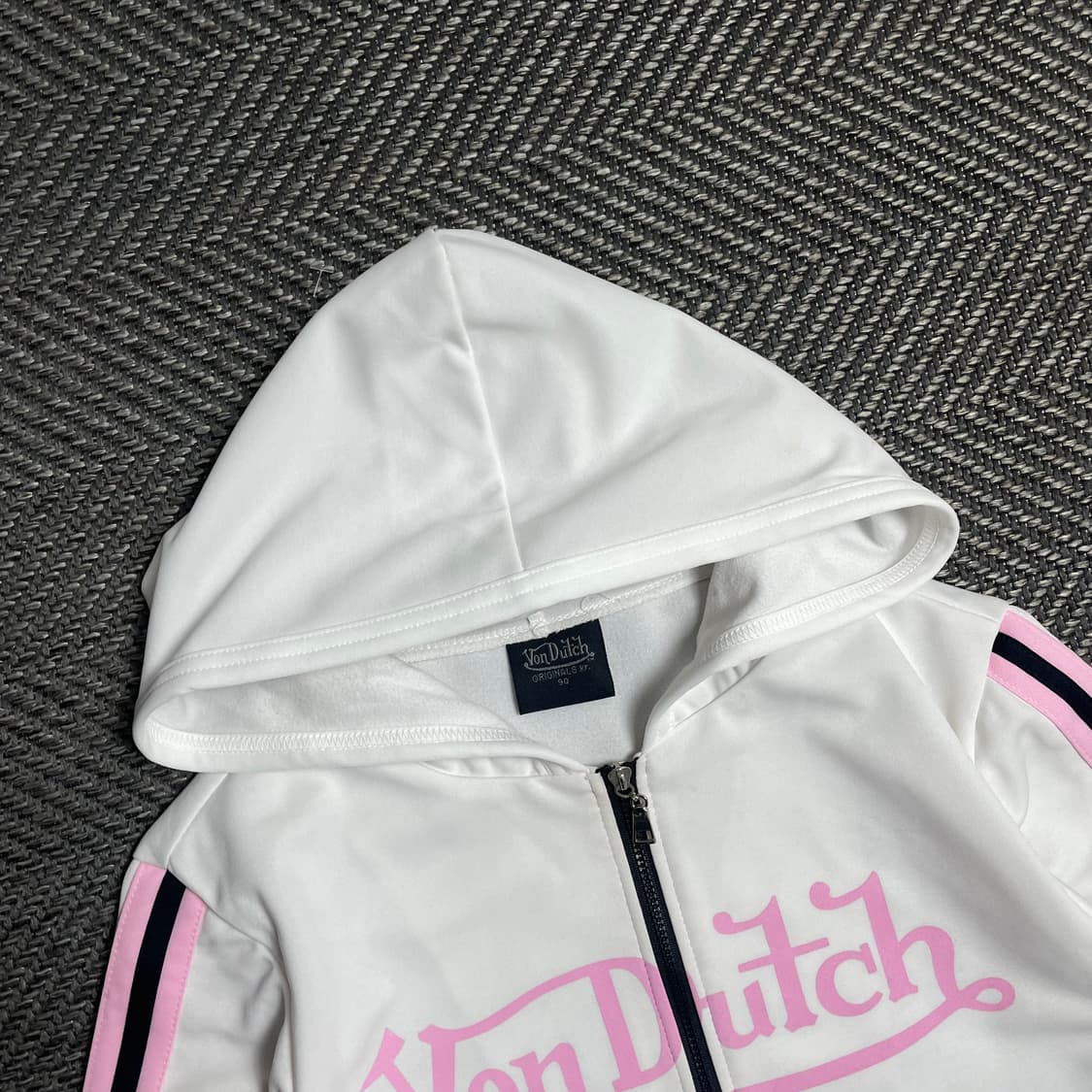 Von dutch 본더치 y2K 올드스쿨 트랙 후드집업o 5351 상품이미지4