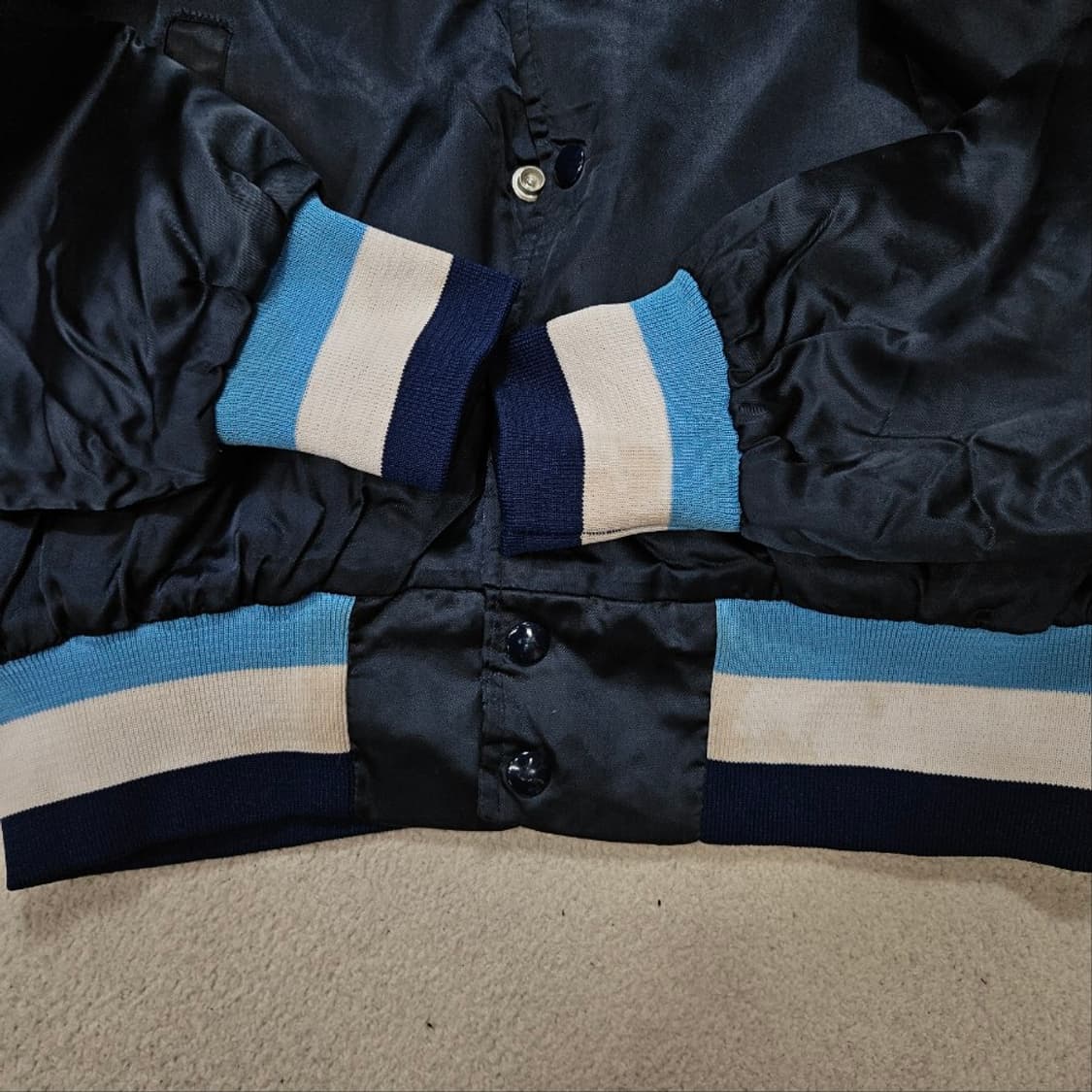 70s 스윙스터 사틴 봄버 자켓 L 상품이미지8