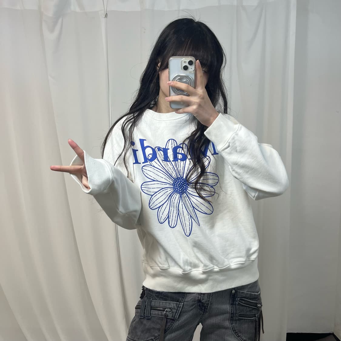 Mardi Mercredi White Sweatshirt 상품이미지2