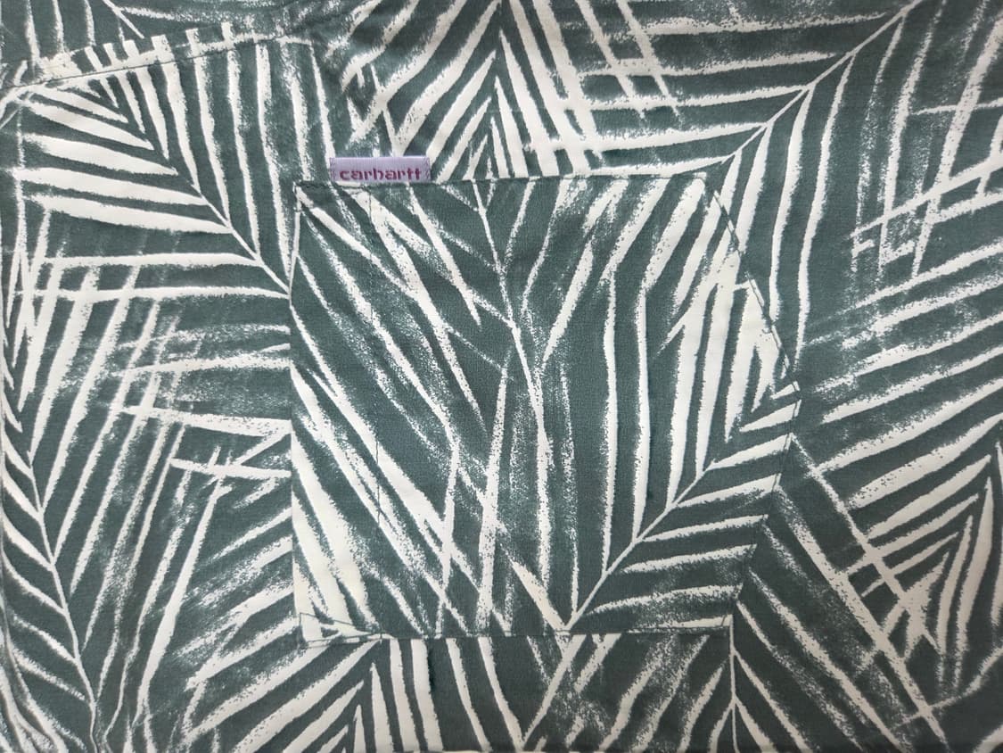 칼하트 카이만 그린 야자수 하와이안 반팔셔츠 반바지 셋업 M 30 상품이미지6