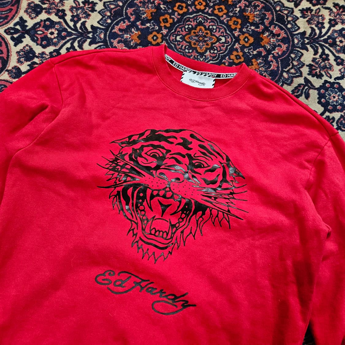 에드하디 시그니쳐 프린팅 스웻 맨투맨 티셔츠 상품이미지4