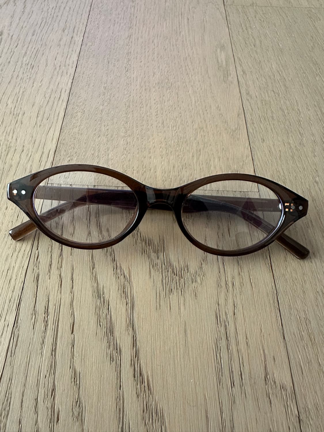 레트로 안경(브라운) 상품이미지1