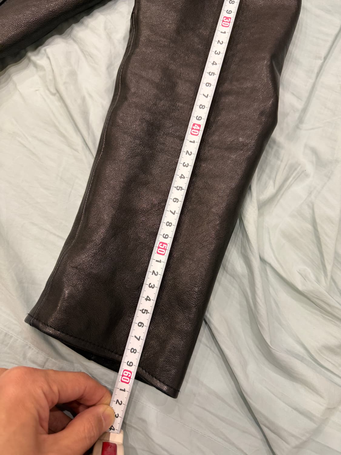 도프제이슨 프리미엄 램스킨 클래식 싱글 라이더 자켓 상품이미지7