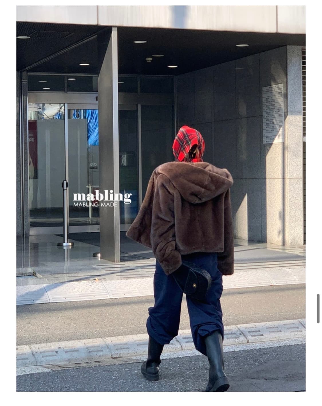 마블링 Mabling faux fur hood jacket 상품이미지2