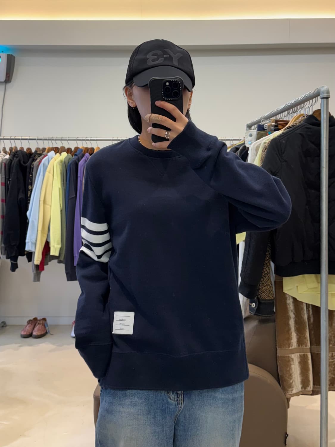 톰브라운 루프백 4-bar 스웻 맨투맨 상품이미지5