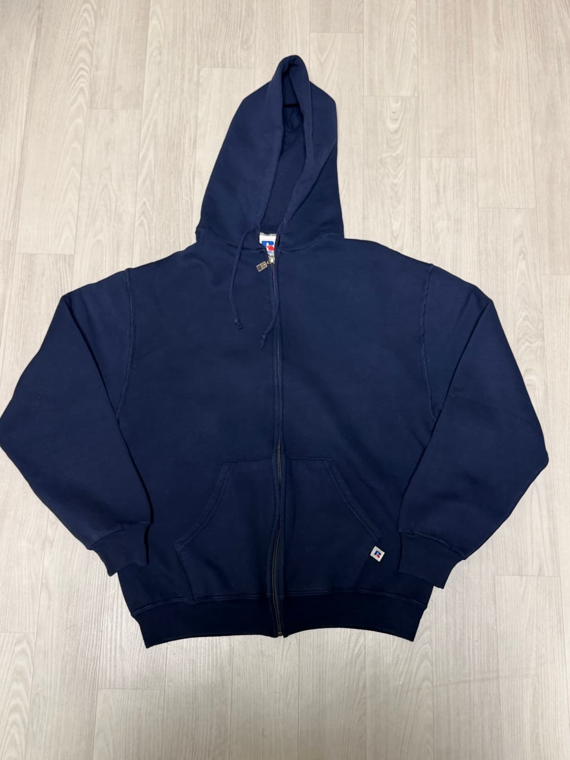 90s 러셀 후드집업 네이비 상품이미지1