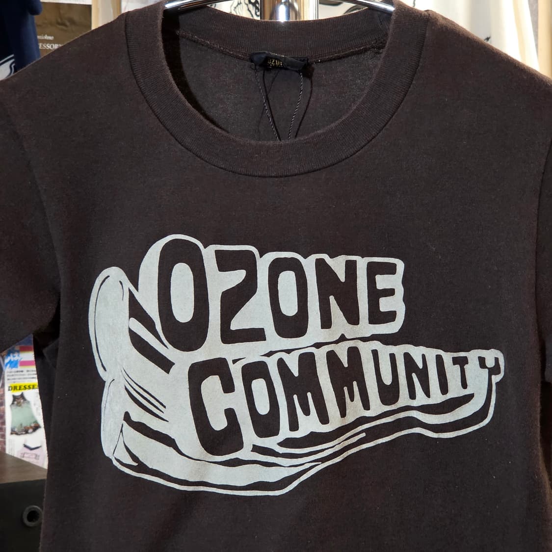 JPN 오존 커뮤니티 브라운 슬림핏 반팔 상품이미지2