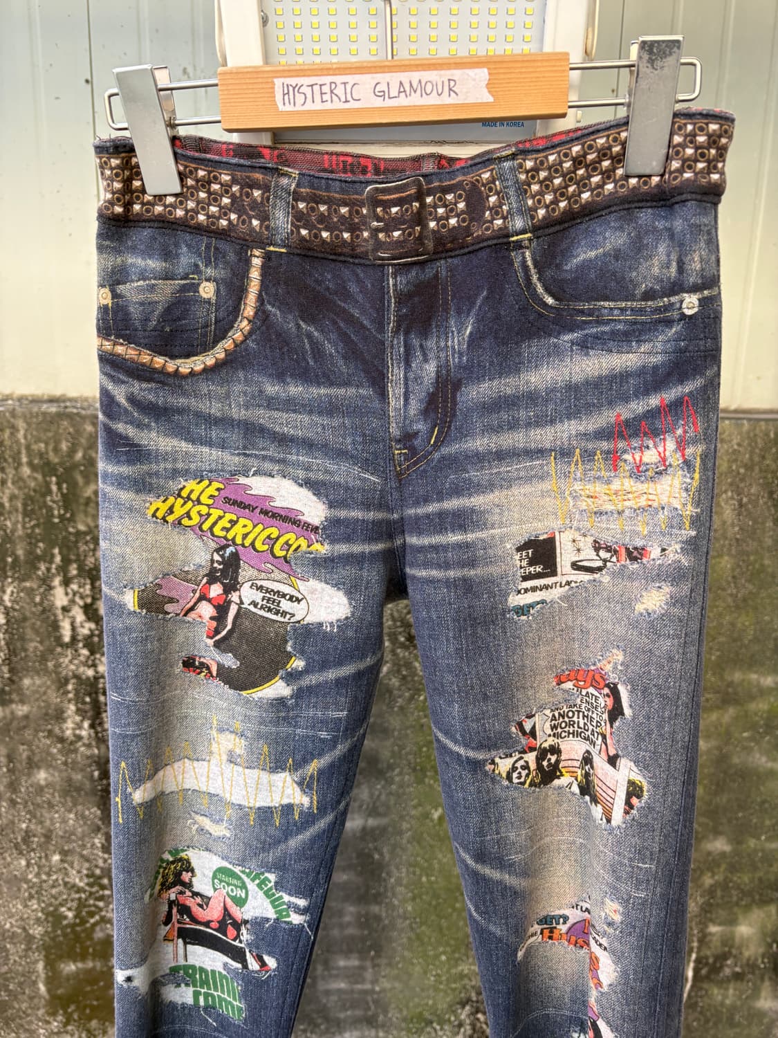 히스테릭 글래머 리버서블 트롱프뢰유 레깅스 상품이미지4