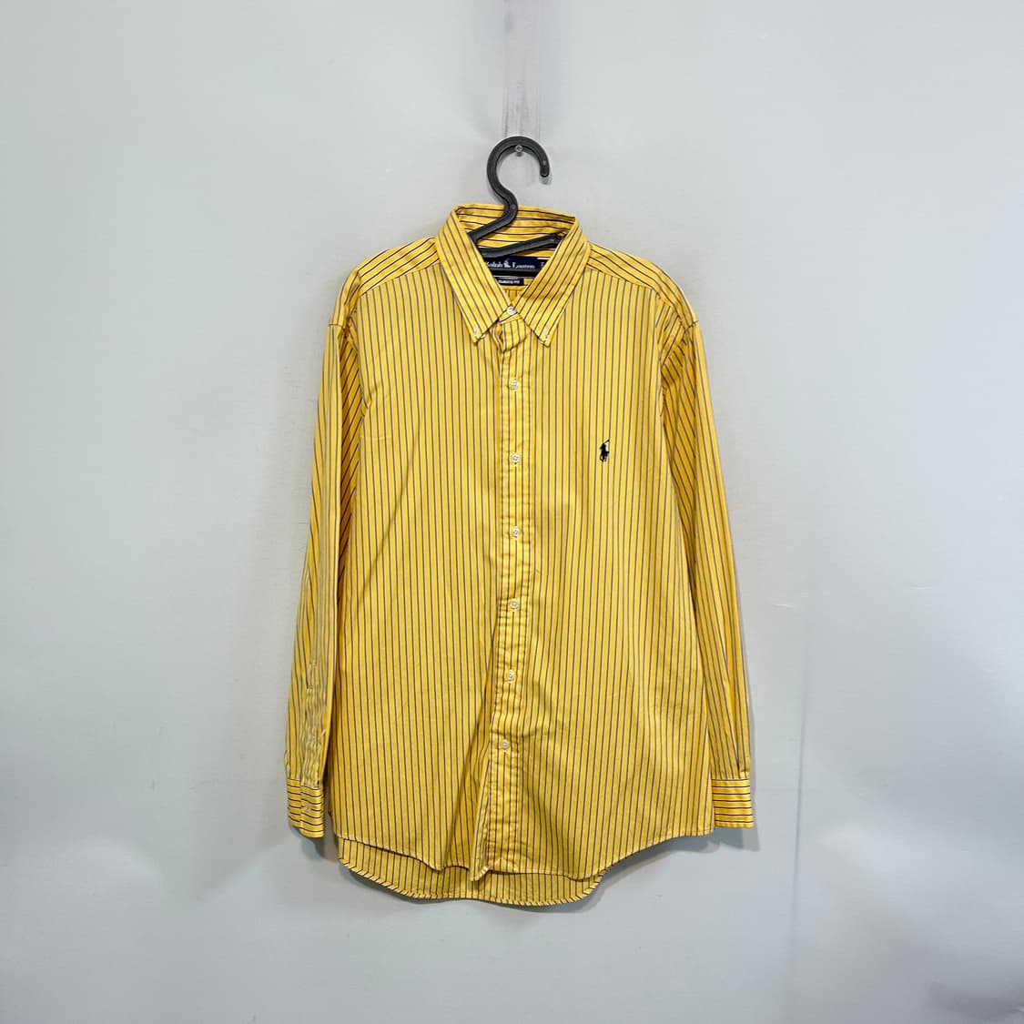 폴로 랄프로렌 커스텀핏 옐로우 스트라이프 셔츠 105정도 상품이미지1