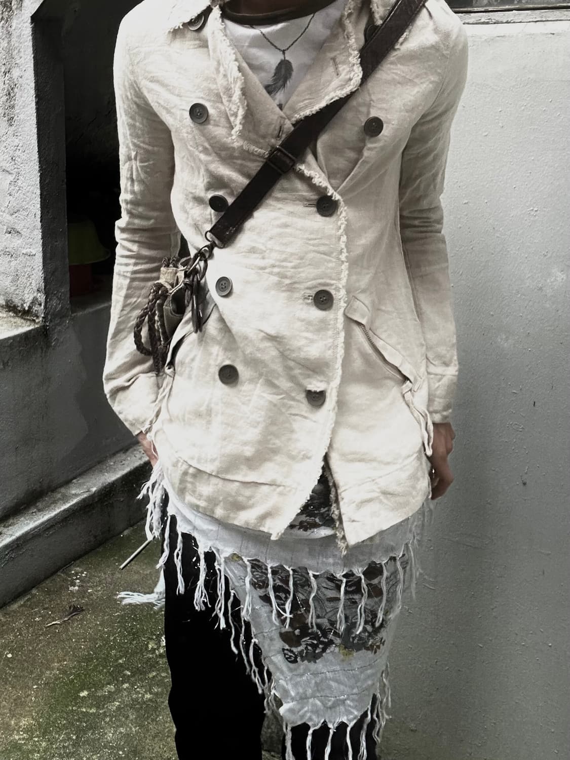 2000s platinum moussy 그런지 버튼 자켓 상품이미지1