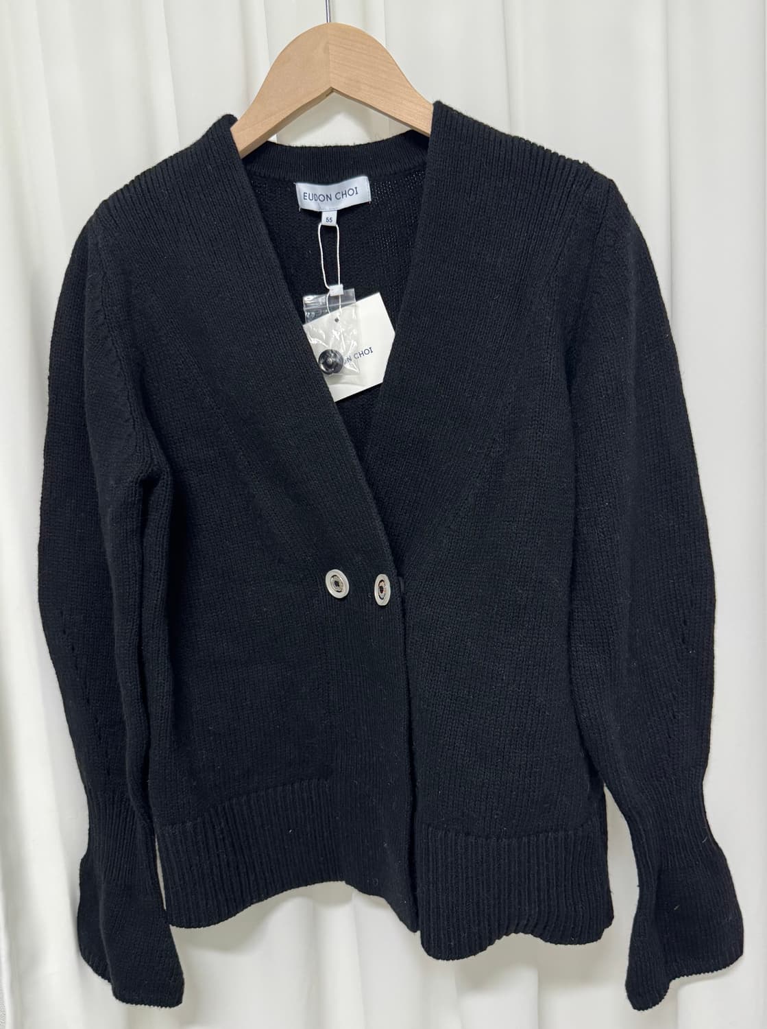 [새상품] 유돈초이 블랙 가디건 상품이미지5