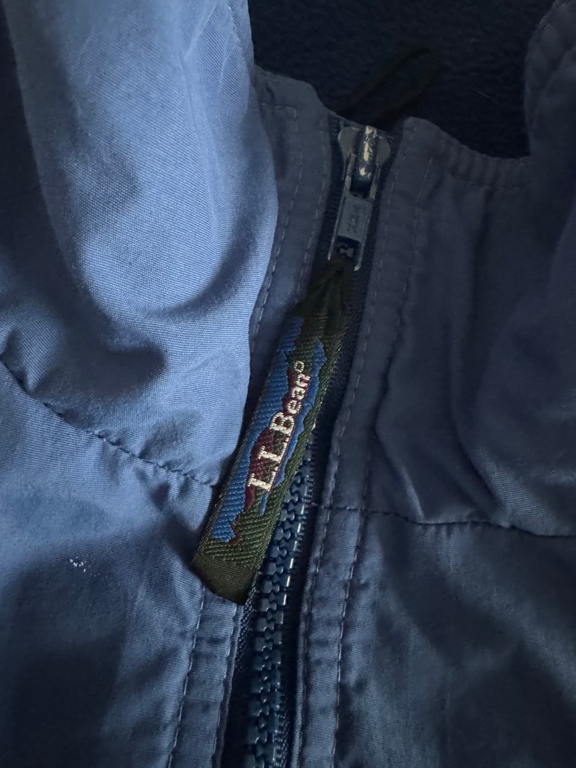 [XL] USA 90s 엘엘빈 ll bean 쓰리시즌 웜업 자켓 블루 상품이미지4