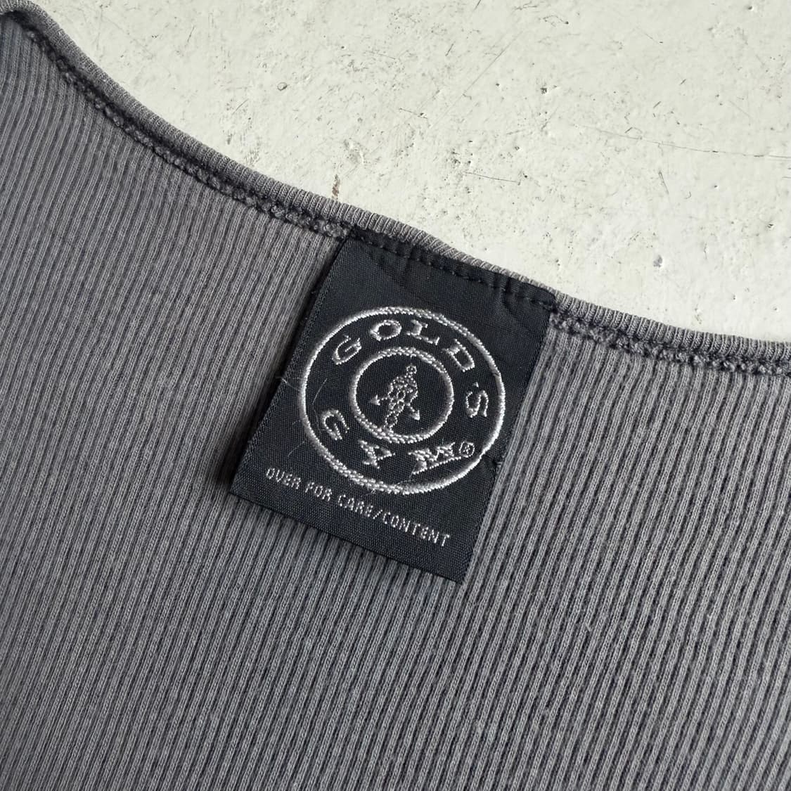 골드짐 빈티지 머슬 슬리브리스 M 상품이미지5