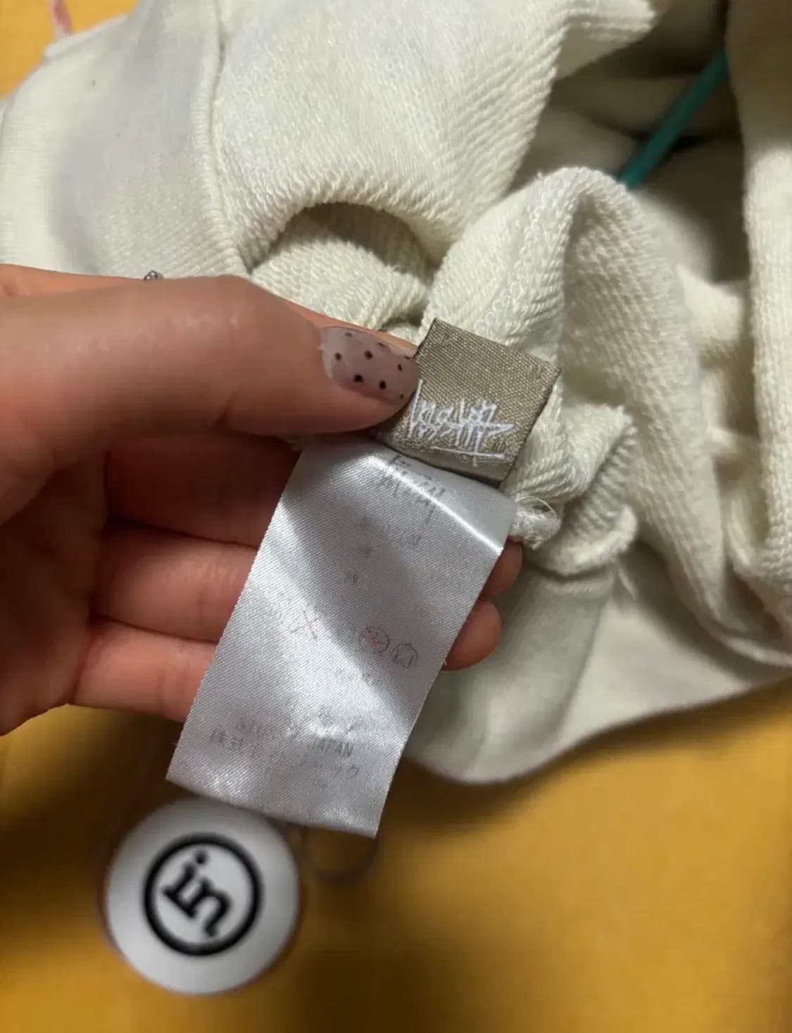 스투시 후드티 아이보리 주사위 다이스 상품이미지6