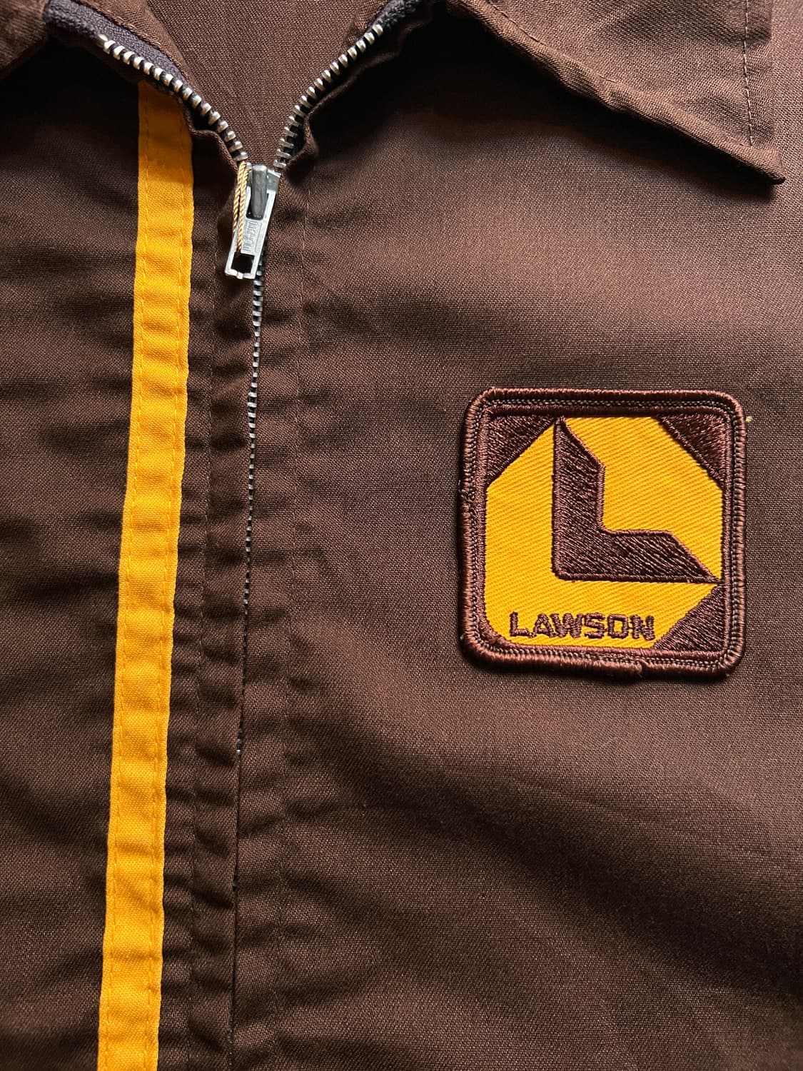 [XL]90's USA 빈티지 LAWSON 다크브라운 워크 자켓 상품이미지3