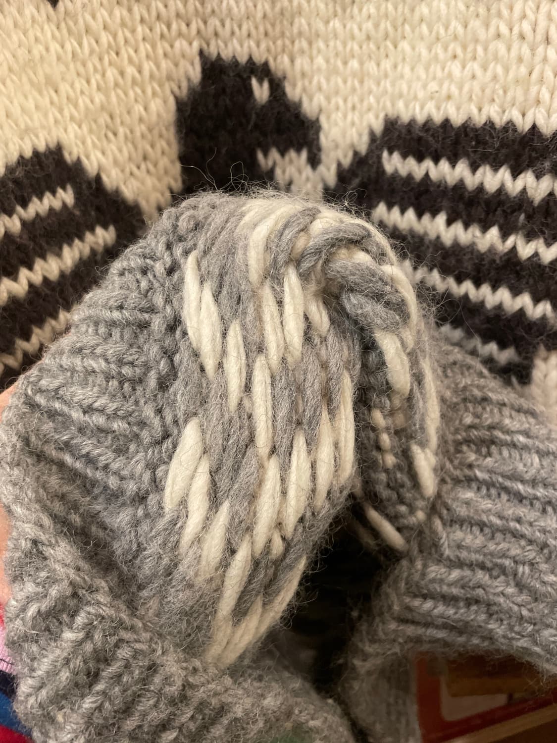 90s Vintage SevenIslands Eagle Wool Knit 상품이미지7