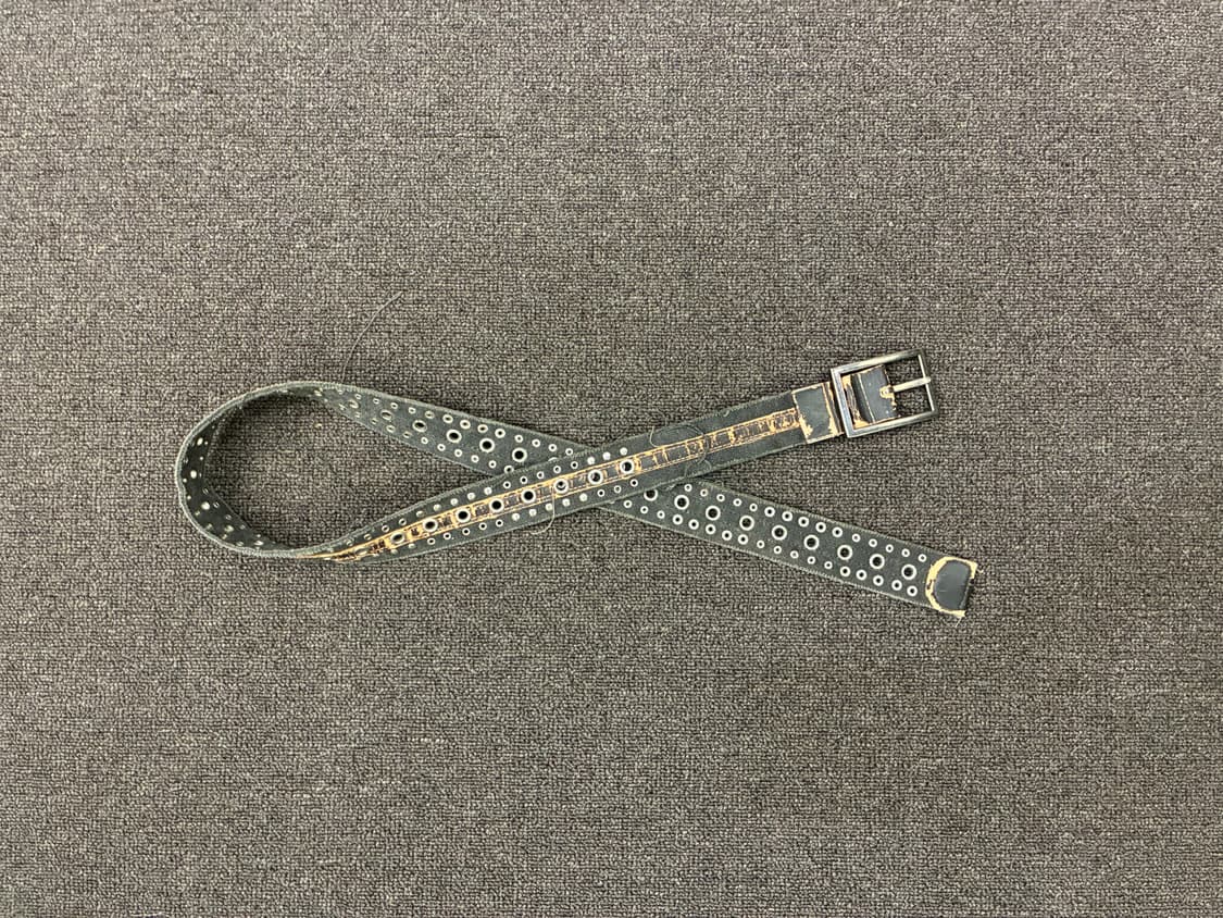 Japanese vintage y2k 브라운 스터드 벨트 상품이미지1