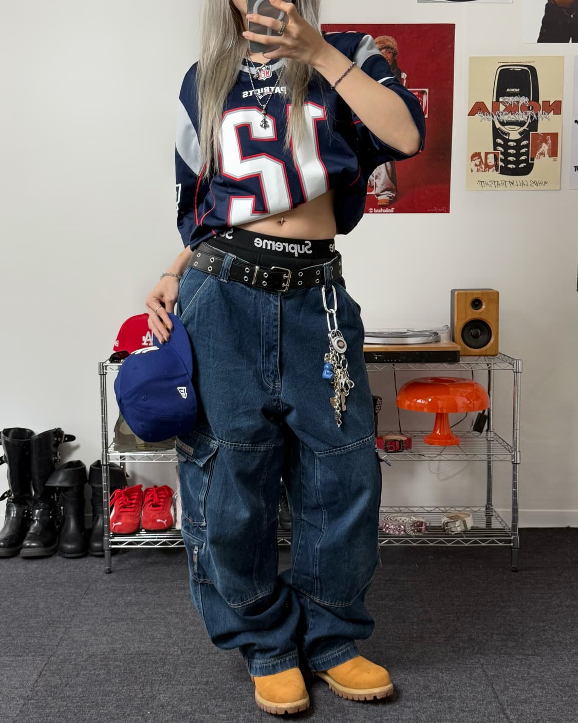 나이키 00s NFL 풋볼 져지 네이비 상품이미지3
