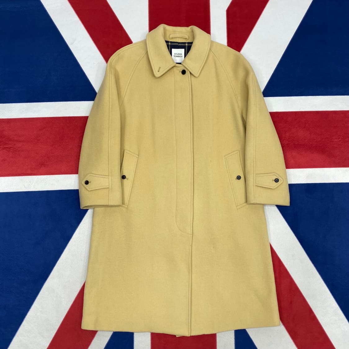 스튜디오톰보이 울앙고라 롱코트 실측 여성66 상품이미지1